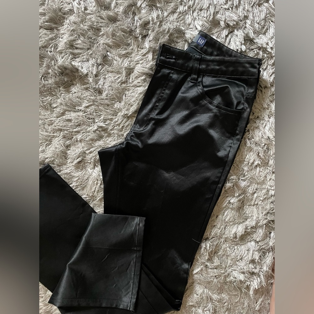 gap boot cut acetate bootcut stretch black pants ✨